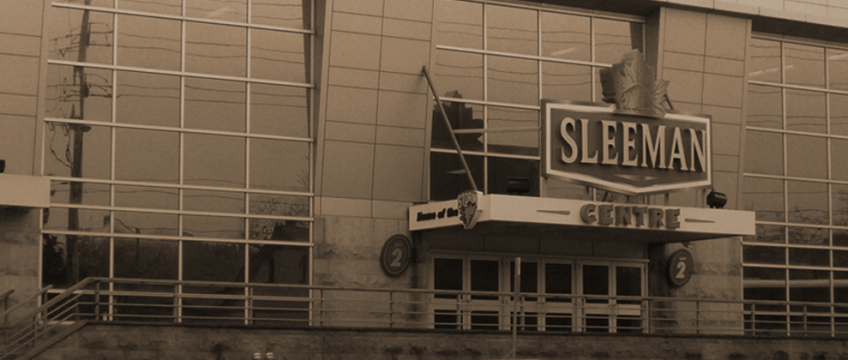 Exterior Shot of Sleeman Centre by Tabercil