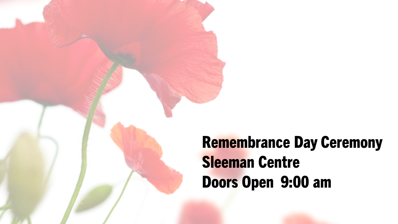 Remembrance Day Poster